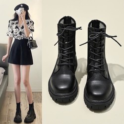 ZHR 则则 女士镂空透气百搭洞洞靴凉短靴