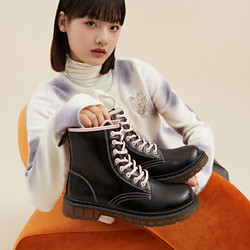 88VIP：Semir 森马 女款马丁靴2024春秋款经典时尚百搭短靴软底休闲鞋小皮靴