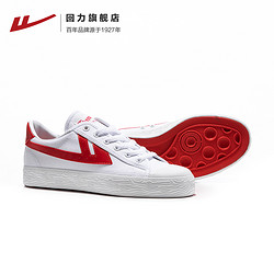 WARRIOR 回力 旗舰店2023新款女鞋秋冬百搭小白鞋子休闲帆布运动鞋