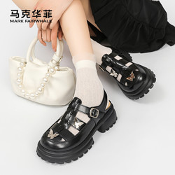 88VIP：MARK FAIRWHALE 马克华菲 2024夏季新款凉鞋厚底镂空软底休闲女鞋