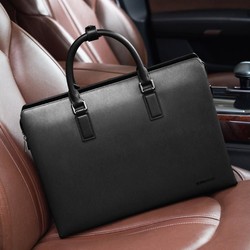 BOSS SUNWEN 博斯绅威 休闲男包单肩斜跨商务公文包手提电脑包通勤男士包