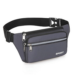 88VIP：CARTELO 卡帝乐鳄鱼 2023新款腰包男士大容量加厚斜跨胸包女户外运动包摆摊生意收钱包