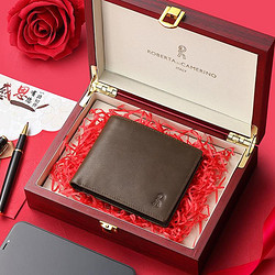 Roberta di Camerino 诺贝达 高档钱包男士短款大容量横款多卡位钱夹卡包送男友