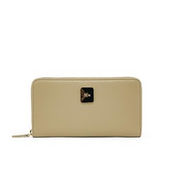 LACOSTE 拉科斯特 法国鳄鱼女包春季时尚优雅复古长款拉链钱包女