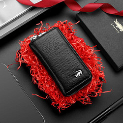 CARTELO 卡帝乐鳄鱼 男士钥匙包时尚百搭卡包韩版纯色便携零钱包