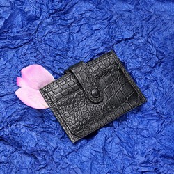 HONGU 红谷 双层多卡位头层牛皮零钱包男