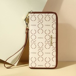 Crocodile 鳄鱼恤 经典简约大容量女款手拿包女士长款钱包女手包礼盒