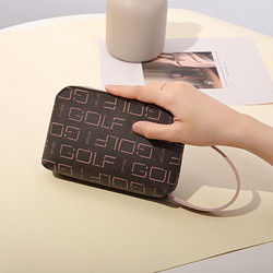 GOLF 高尔夫 经典印花手包女便捷手抓包小包包手机包女包零钱包手拿包女士收纳