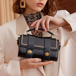 MARK FAIRWHALE 马克华菲 真皮包包女牛皮时尚优雅英伦剑桥包大容量小众潮斜挎小包