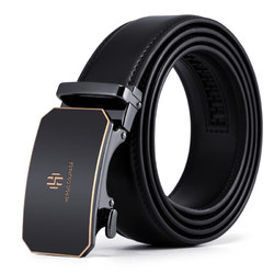 HLA 海澜之家 男士真皮自动扣腰带 HXAYDA0AXM5021 款式1-12