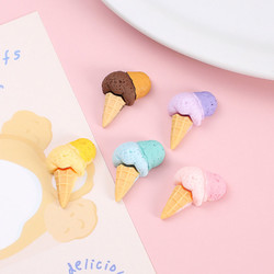 AUYY Crocs鞋花洞洞鞋配饰黄色冰淇淋鞋扣卡骆驰智必星DIY装饰扣