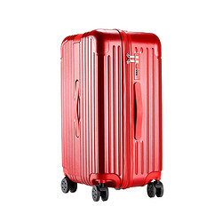 88VIP：CARTELO 卡帝乐鳄鱼 2024新款行李箱女陪嫁箱红色结婚20寸新娘拉杆箱女密码婚礼嫁妆箱