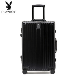 88VIP：PLAYBOY 花花公子 旅行箱静音万向轮20/24/26寸登机密码行李箱大容量拉杆箱