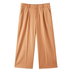 MECITY [1件5折价:100]MECITY女装夏帅气美式工装裤宽松松紧九分阔腿裤