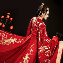 如夢霓裳 如梦霓裳x神都夜行录烛龙九凤汉服古风红色大袖衫齐腰襦裙