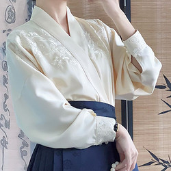 醉雨朵 原创(云间月)宋制刺绣飞机袖对襟交领汉服冬款马面裙日常