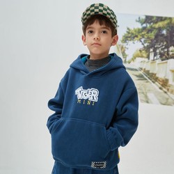 TIGER MINI 小虎宝儿 男童连帽卫衣女童套头加绒打底中大童