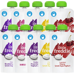 LittleFreddie 小皮 酸奶果泥 10袋【11月-1月到期】