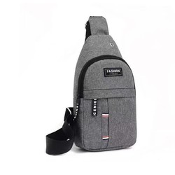 胸包男士单肩斜挎包防水牛津布胸前潮牌运动休闲小跨包