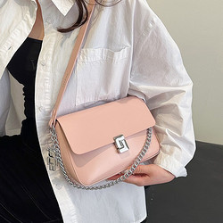 88VIP：CARTELO 卡帝乐鳄鱼 小方包女士斜跨包包百搭小方包新款单肩包链条女包夏流行时尚百搭