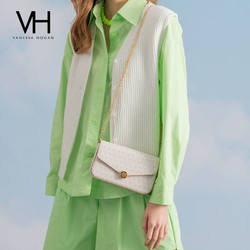 百亿补贴：VANESSA HOGAN VH女包山茶花系列信封包新款时尚老花设计单肩包高级感链条斜挎包