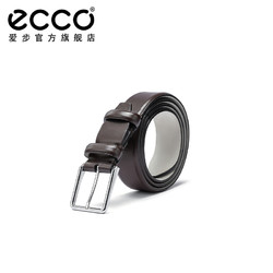 ecco 爱步 休闲男士皮带 商务正装青年中年金属扣腰带 9105893