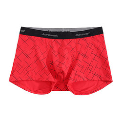 JEANSWEST 真维斯 男图案印花平脚内裤