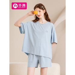 FENTENG 芬腾 夏季纯棉睡衣短袖短裤家居服套装
