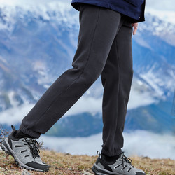 SCALER 思凯乐 户外抓绒裤秋冬保暖抗静电摇粒绒抓绒裤 女-古金黄-束脚 S