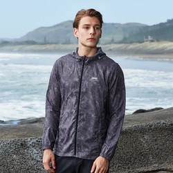 Jeep 吉普 夏季男士户外风衣连帽时尚百搭外套皮肤衣