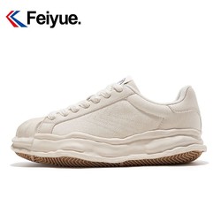 百亿补贴：Feiyue. 飞跃 Feiyue/飞跃鞋女豹纹溶解厚底复古街拍潮鞋大头丑萌休闲鞋