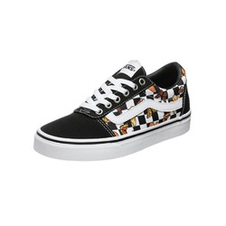 VANS 范斯 香港直邮VANS范斯 休闲女鞋帆布鞋 VN0A5HYO9DW 暗红印花棋盘格