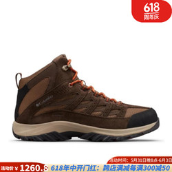 Columbia 哥伦比亚 男靴短靴防水保暖舒适网眼透气轻质缓震休闲时尚1765382 Dark Brown, Dark Adobe 11
