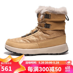 Columbia 哥伦比亚 户外23秋冬新品女金点热能防水夹棉保暖雪地靴冬靴BL5106 373（建议拍大一码） 39