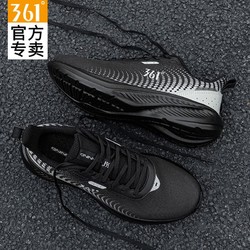 361° 男鞋运动鞋2024夏季轻便新款软底休闲鞋网面透气减震男士跑鞋