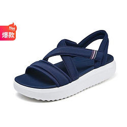 SKECHERS 斯凯奇 女鞋夏季透气凉鞋运动凉鞋低帮休闲鞋一脚蹬女凉鞋