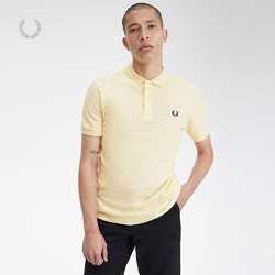 FRED PERRY 佛莱德&middot;派瑞 男士POLO衫2024夏季新款休闲麦穗刺绣重磅短袖T恤M6000