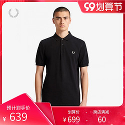 FRED PERRY 佛莱德&middot;派瑞 男士重磅POLO衫 FPXPODM6000XM