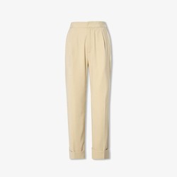 Meilleur moment MM麦檬冰丝米色九分裤