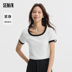 Semir 森马 女士短袖T恤