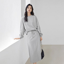 DUIBAI 对白 卫衣半裙两件套女式套装 EDZ004H