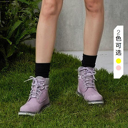 CAT 卡特彼勒 春夏男女同款彩色女靴牛皮工装靴经典耐磨大黄靴马丁靴