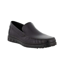 ecco 爱步 乐福鞋男 莫卡辛休闲牛皮鞋 轻巧莫克540514 01001黑色 41