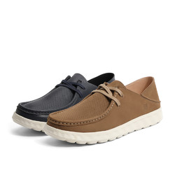 88VIP：SENDA 森达 可可鞋皮鞋男新款商场同款百搭休闲打孔透气单鞋41G25BM3