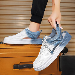 YEARCON 意尔康 凉鞋男夏季镂空外穿防滑防臭初中生运动青少年涉水包头沙滩凉拖鞋