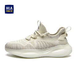 HLA 海澜之家 老爹鞋男2024夏季新款透气网面鞋男士厚底增高时尚休闲鞋