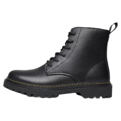 HLA 海澜之家 男士6孔马丁靴 黑色 42