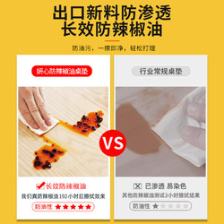 111 透明餐桌垫pvc塑料桌布防水防油防烫免洗水晶板软玻璃桌面保护垫