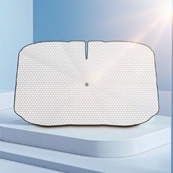 shooco&deg; 车小空 蜂巢降温全尺寸遮阳伞 炫金 （赠擦车巾1条+评价返10元）