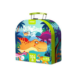 mideer 弥鹿 MD3078 恐龙 普通拼图 104片